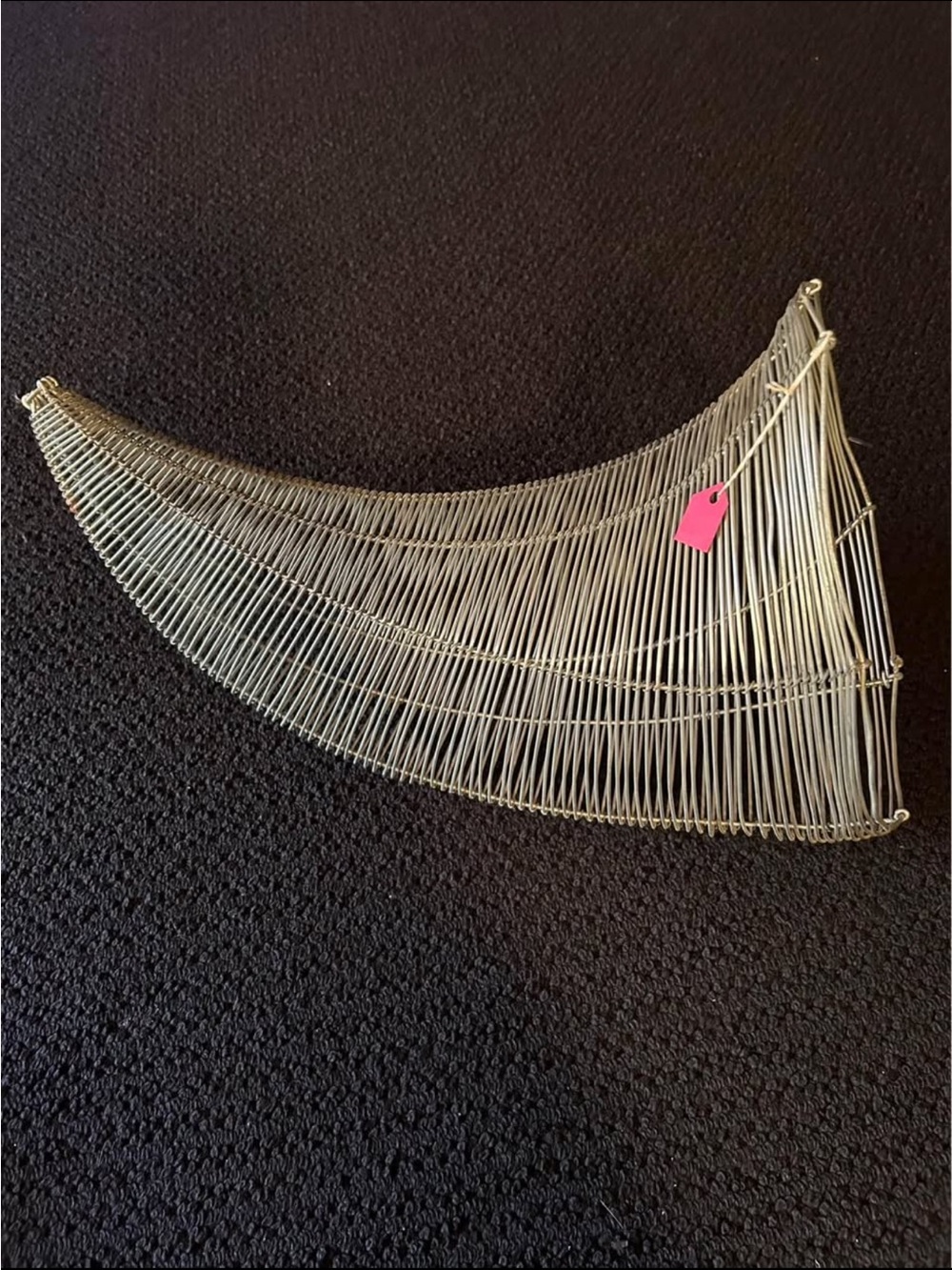 Silver Wire Thanksgiving 🦃 Cornucopia Vessel